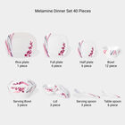Melamine Dinner Set 40 Pcs, , small image number null
