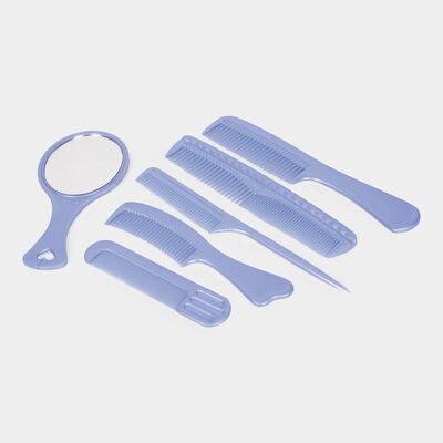 Plastic Comb With Mirror Set of 5