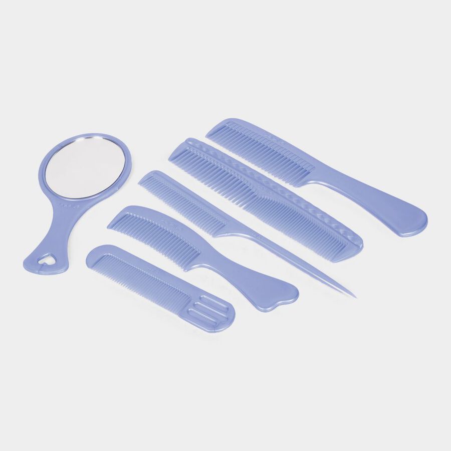 Plastic Comb With Mirror Set of 5, , large image number null