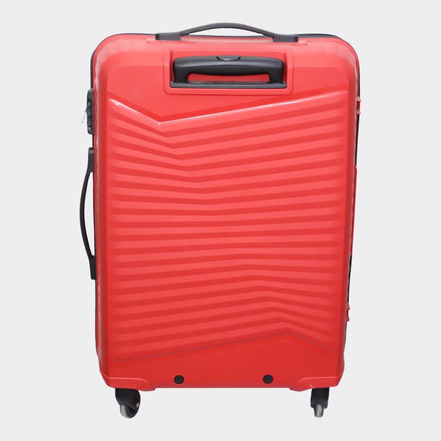 4-Wheel Red PVC Matee Hard Case Trolley, Small + Medium + Large, , large image number null