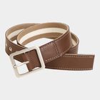 Men's Brown Canvas Casual Belt, , small image number null