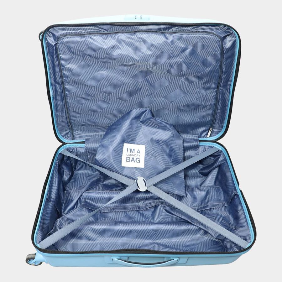 1 Pc. 4-Wheel PVC Matee Hard Case Trolley, Medium, , large image number null