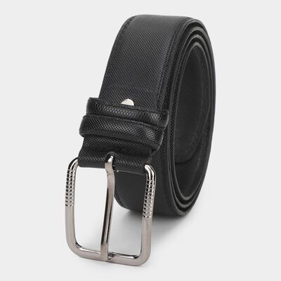 Men's Black Pu Casual Belt