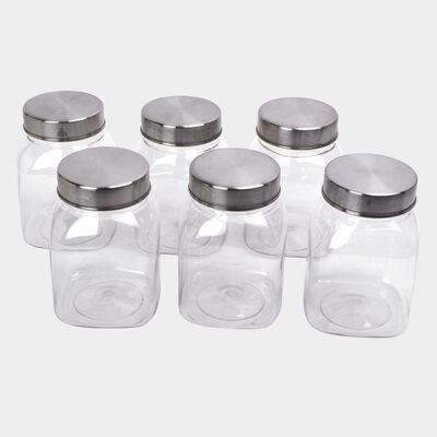 300ml Plastic Jar Set 6