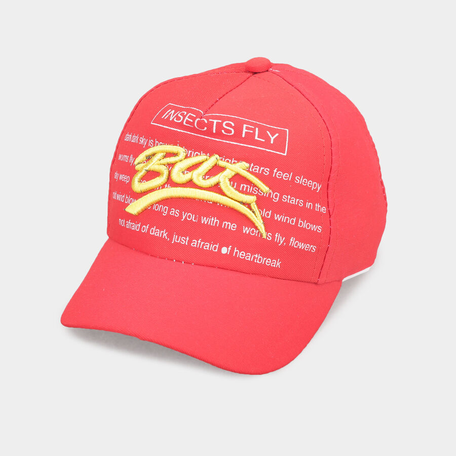 Kids' Red Canvas Cap, , large image number null