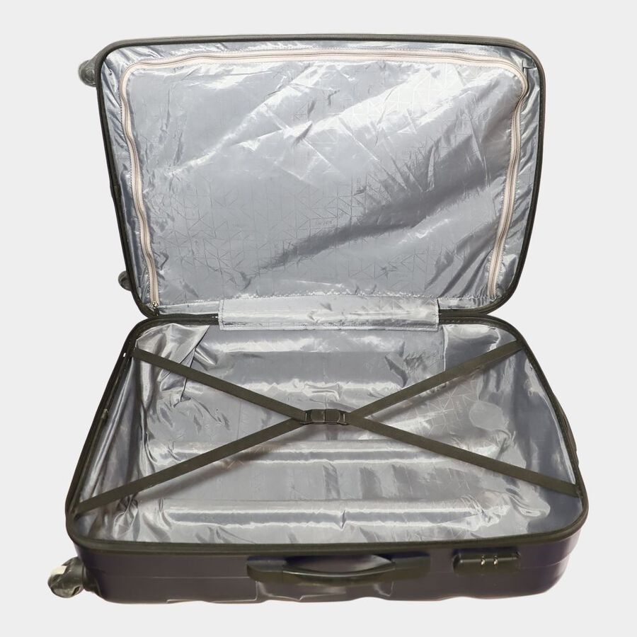 4-Wheel Dark Blue PVC Matee Hard Case Trolley, Small + Medium + Large, , large image number null
