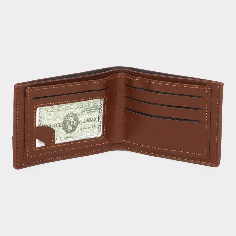 Men's Tan Polyurethane Wallet, , large image number null