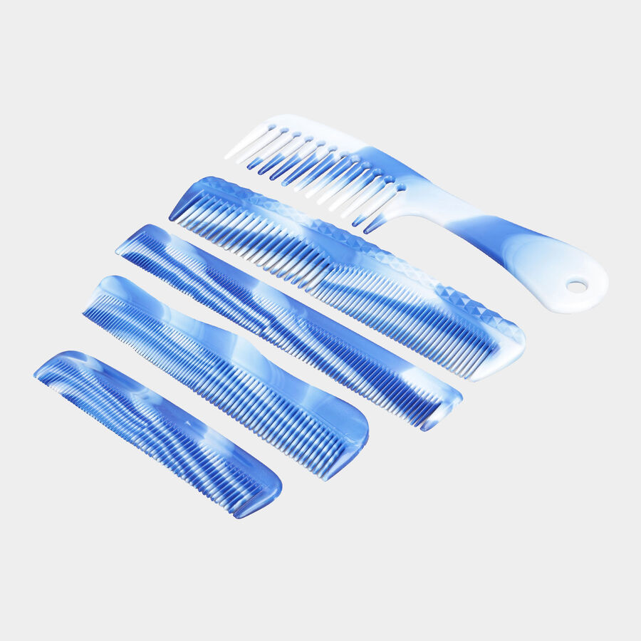 Plastic Hair Comb, Set of 5
