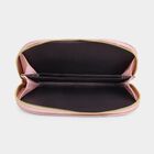 Women's Pink Polyurethane Long Wallet, , small image number null