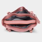 Women's Pink Polyurethane Tote Bag, , small image number null