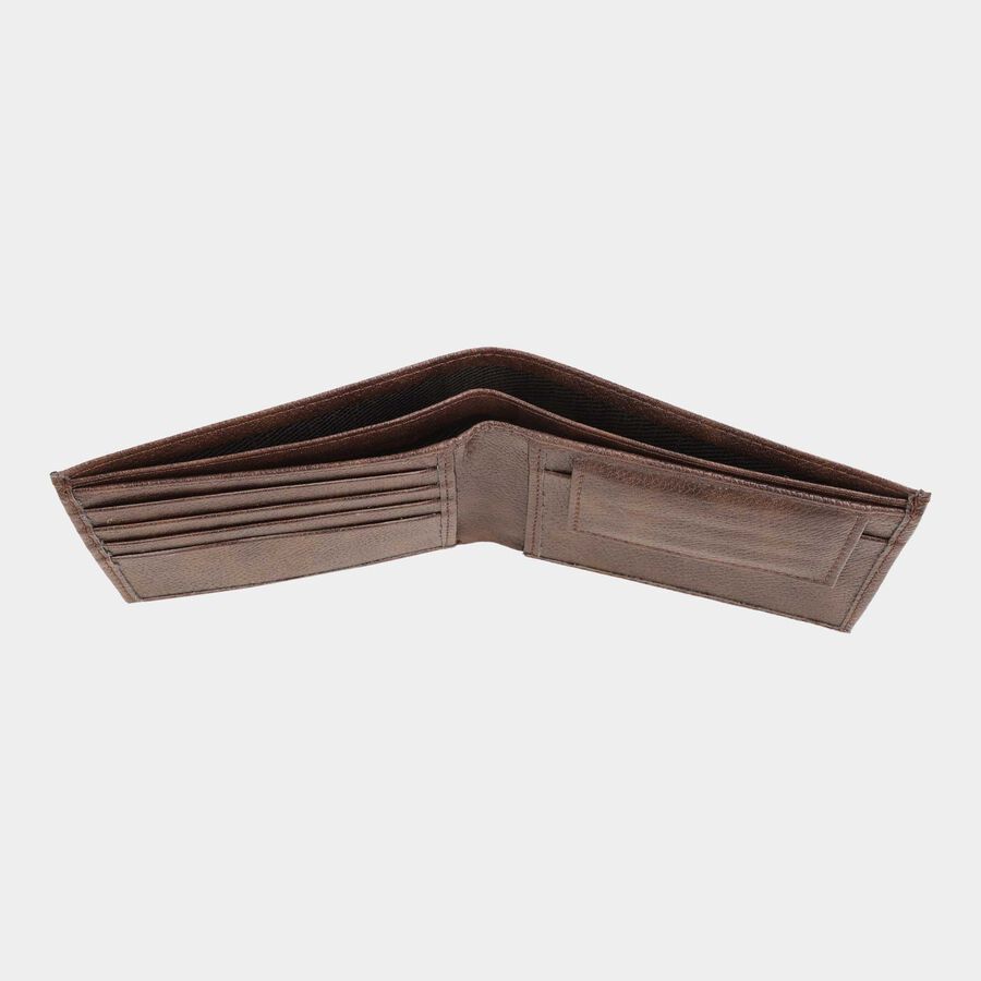 Men's Brown Polyurethane Wallet, , large image number null