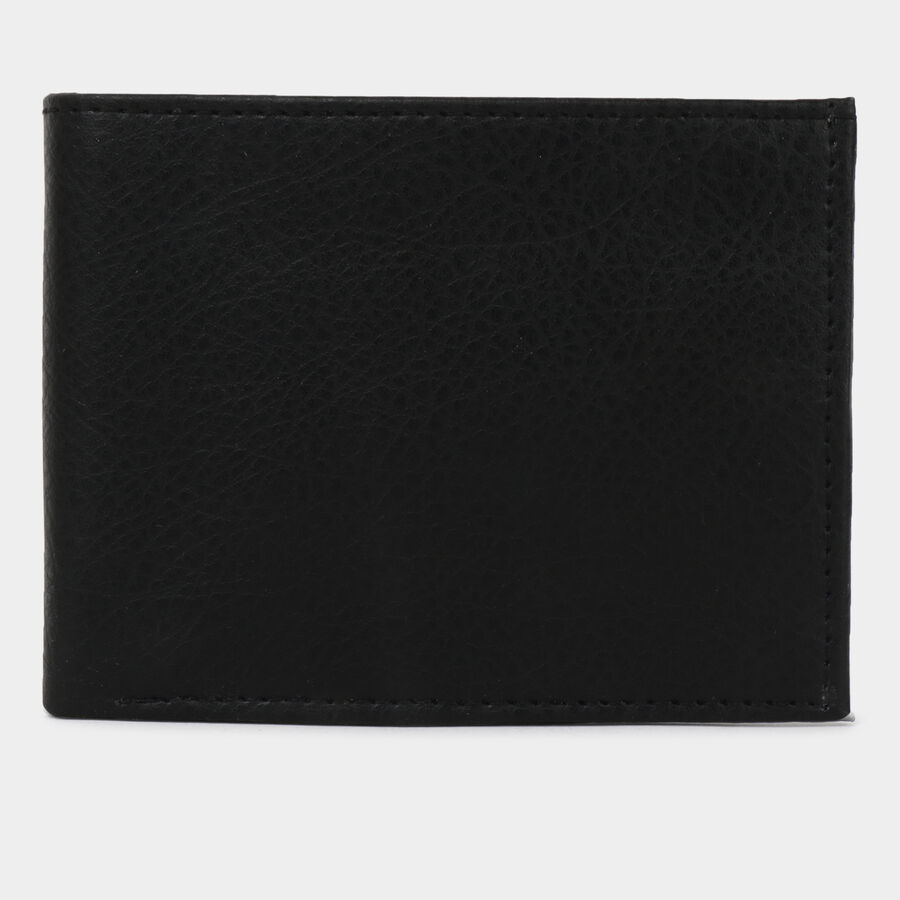 Men PU Black Wallet, , large image number null