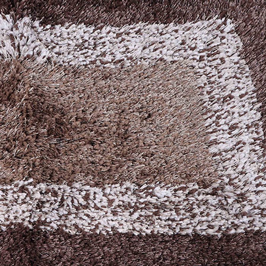 Brown Solid Shaggy Doormat, , large image number null