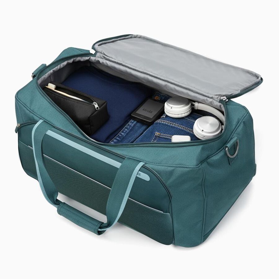 Light Green Polyester Duffle Trolley, , large