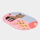Anti-Skid Pink Polyester Bath Mat, , small