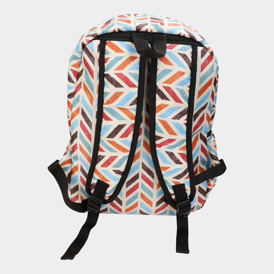 Women's Printed Fabric Backpack, , large image number null