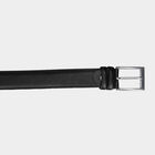 Men's Black Polyurethane Casual Belt, , small image number null