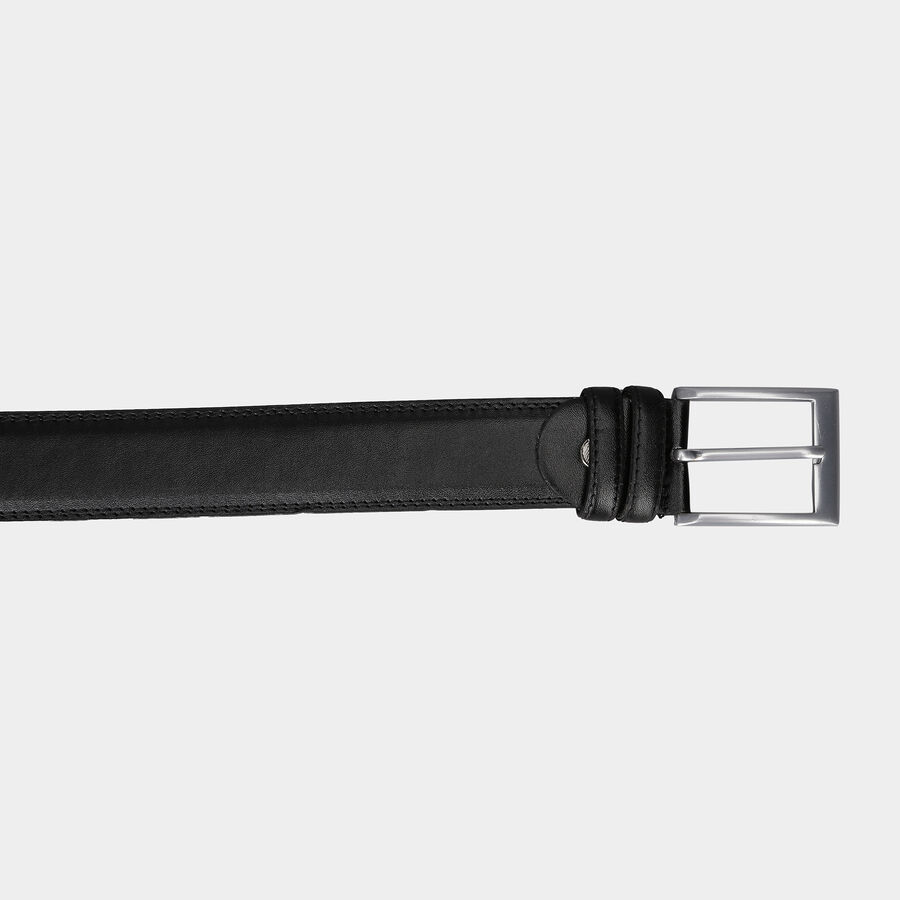 Men's Black Polyurethane Casual Belt, , large image number null