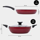 Kadhai + fry Pan with Lid, , small image number null