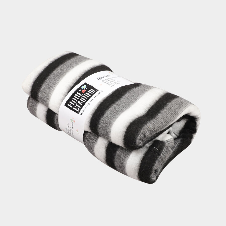 Black Microfiber Blanket, , large image number null