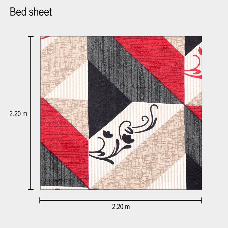 Green Microfiber Double Bedsheet, , large image number null