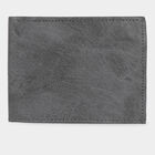 Men's Grey Polyurethane Wallet, , small image number null
