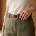 Woman's Brown Belt, , small