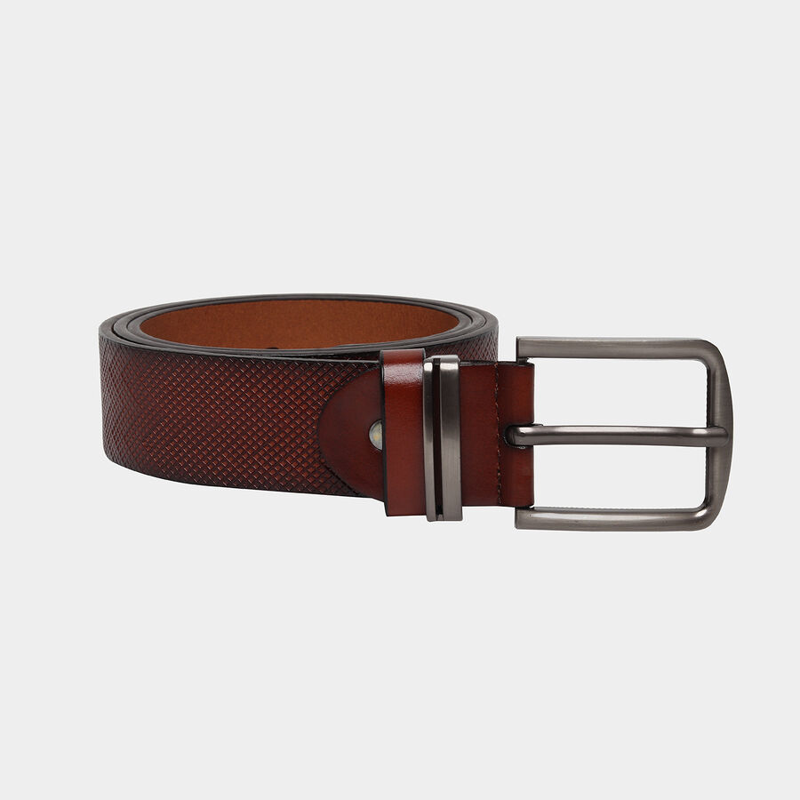 Men's Brown Polyurethane Casual Belt, , large image number null