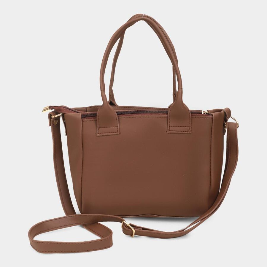 Women's Tan Polyurethane Sling Bag, , large image number null