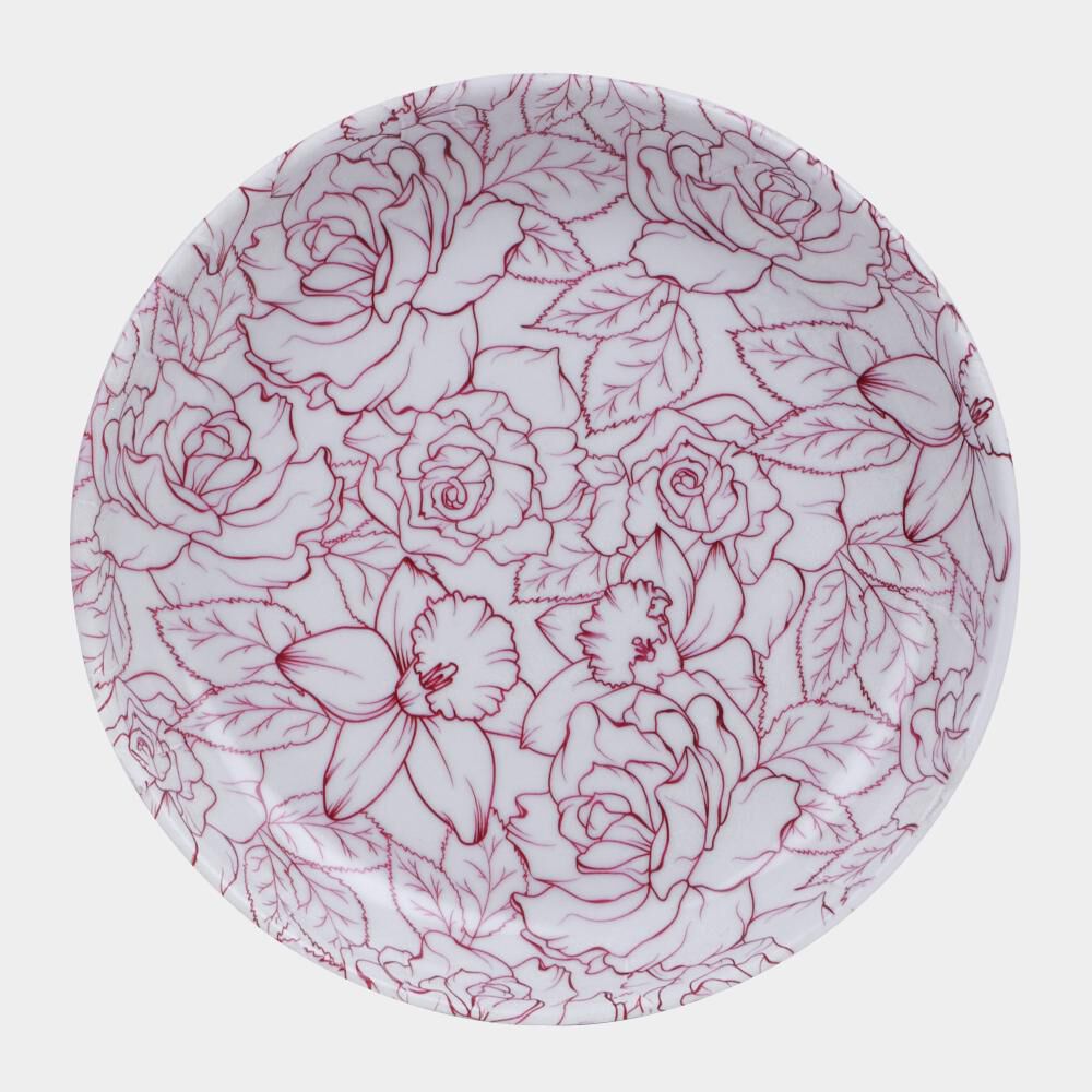 Home Finery                         Melamine Snack Plate