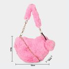 Kid's Pink Nylon/Polyester Hand Bag, , small