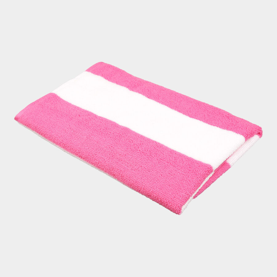 180 GSM Pink Cotton Blend Bath Towel, , large image number null