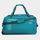 2 WheelsLight Blue Polyester Duffle Trolley, , small