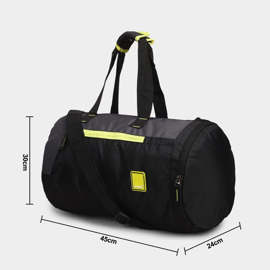 Grey Polyester Duffle, , large image number null