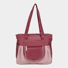 Women's Pink Polyurethane Tote Bag, , small image number null