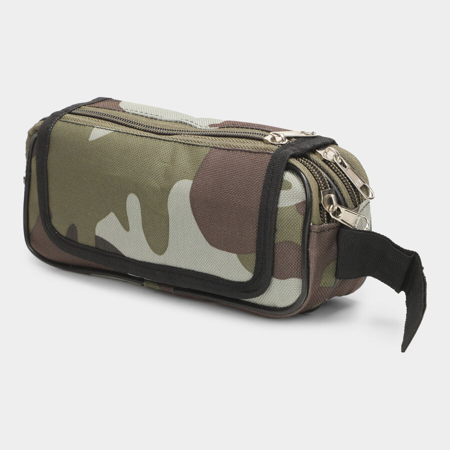 Beige Fabric Pouch, , large image number null
