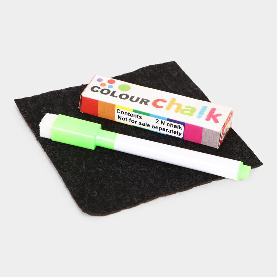 Kid's 2 In 1 White Board With Marker And Duster, , large image number null