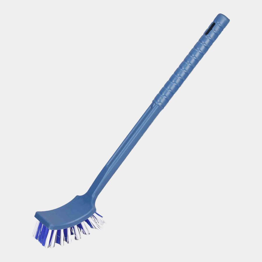 Plastic Bathroom Wiper With Handle And Toilet Brush - Set of 2, , large image number null