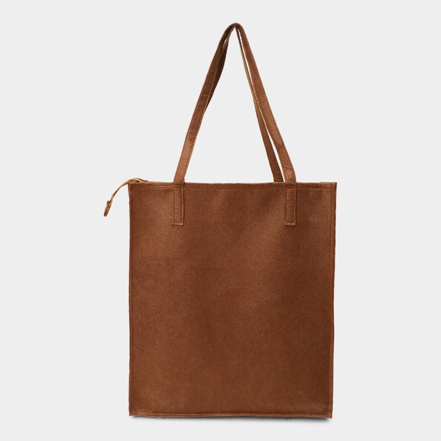 Brown Fleece Bag, , large image number null
