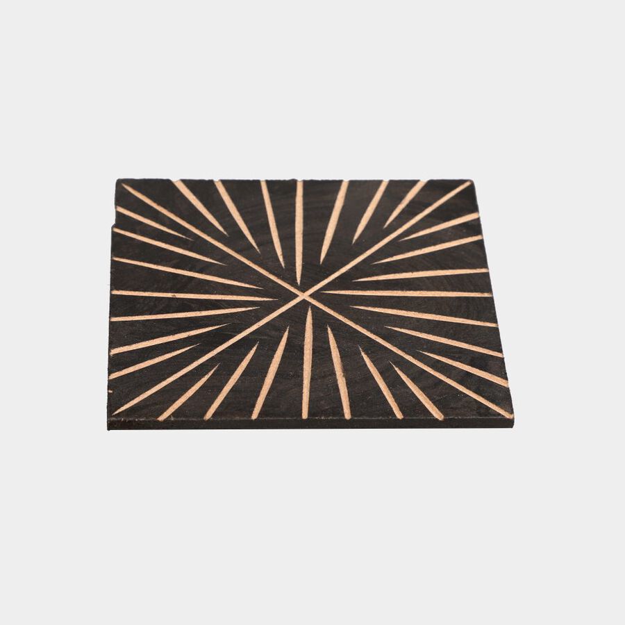 Wood Coaster, Set of 6, , large image number null
