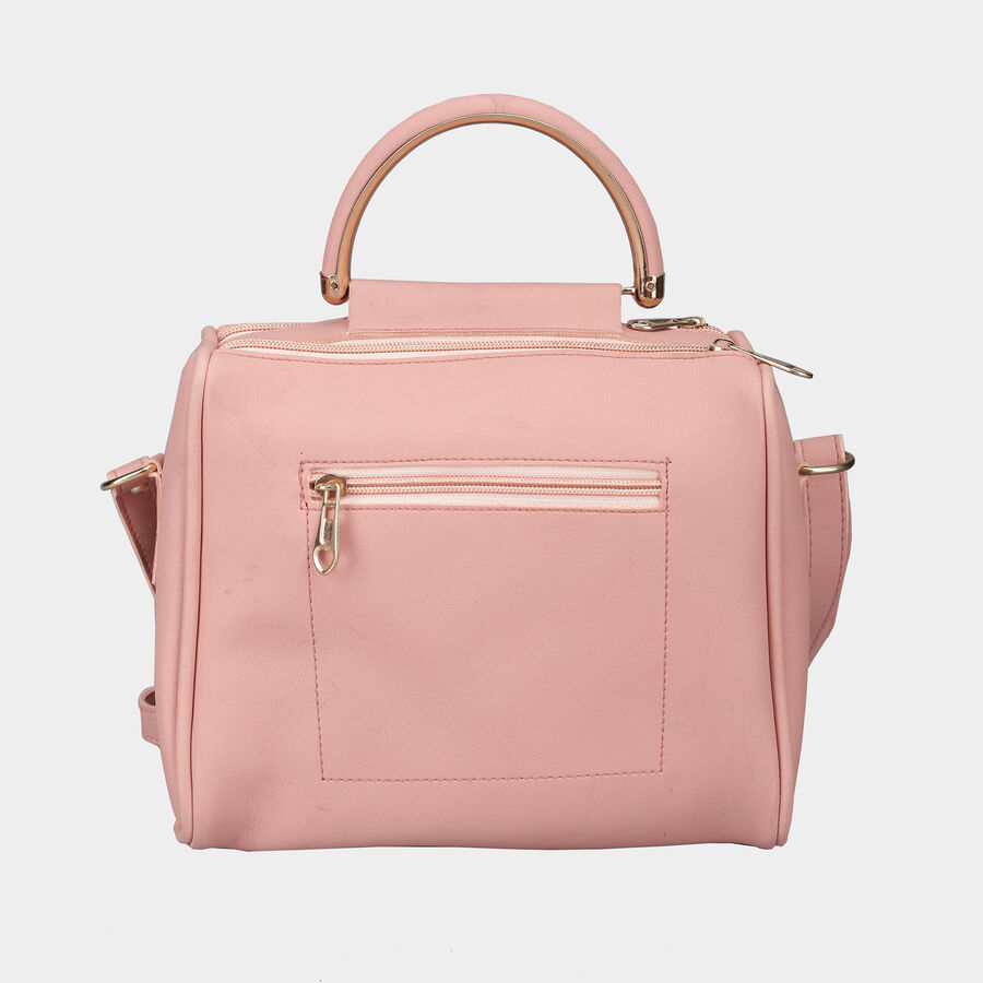 Women Plain Pink Sling Bag, , large image number null
