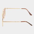 Men's Metal Gradient Square Sunglasses, , small image number null
