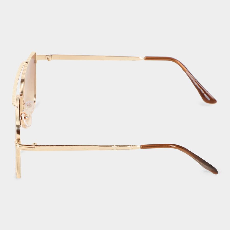 Men's Metal Gradient Square Sunglasses, , large image number null
