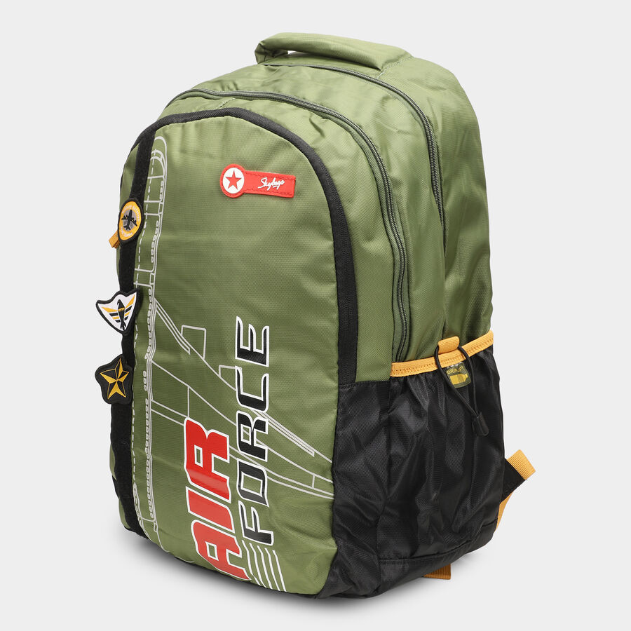 Black Fabric Backpack, , large