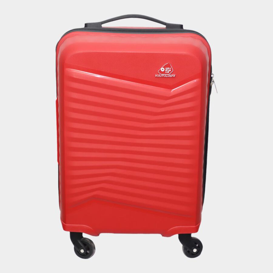 4-Wheel Red PVC Matee Hard Case Trolley, Small + Medium + Large, , large image number null
