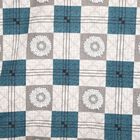 Blue Microfiber Double Bedsheet with Pillow Cover, , small