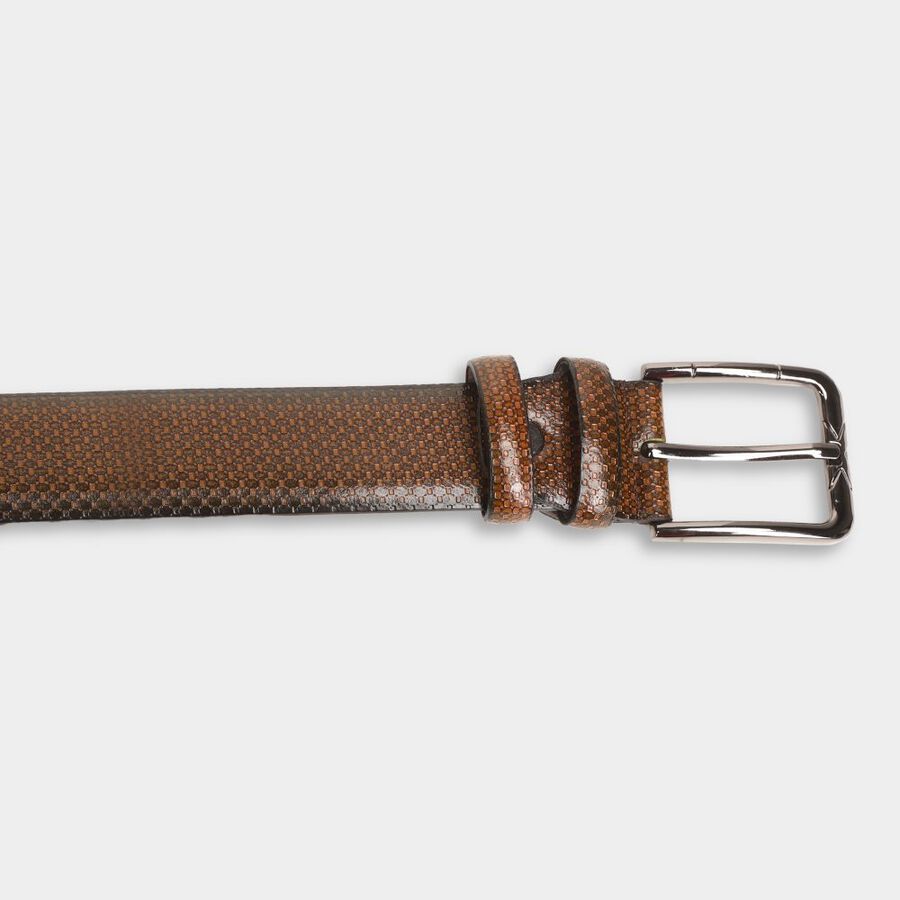Men's Brown Polyurethane Casual Belt, , large image number null