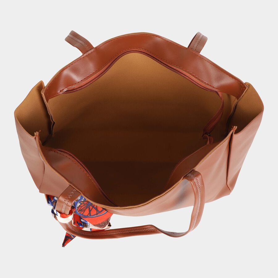Women's Polyurethane Tote Bag, Medium Size, , large image number null