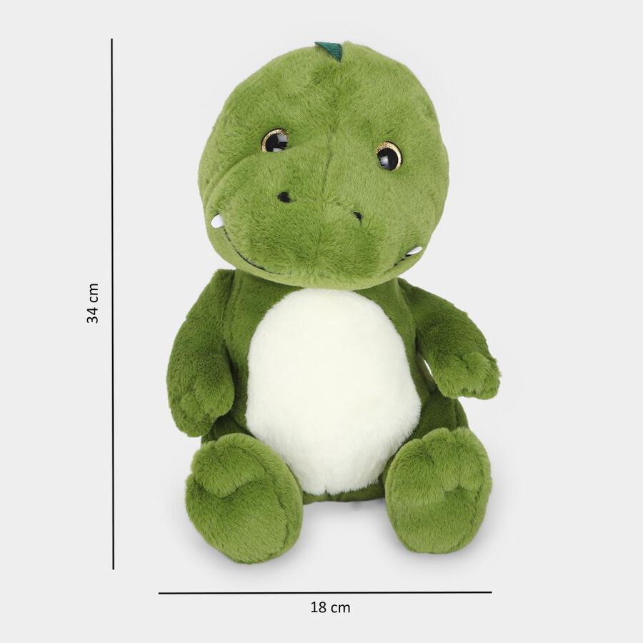 Kid's Dark Green Fabric Dino Toy , , large