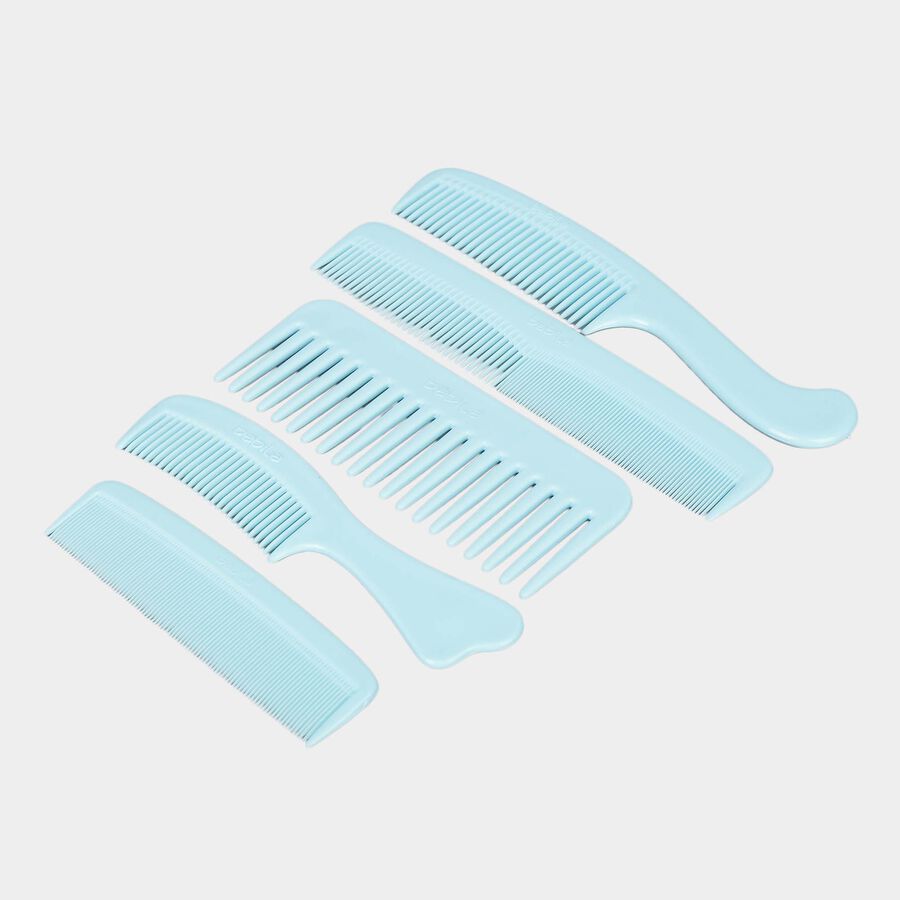 Plastic Hair Comb, Set of 5, , large image number null